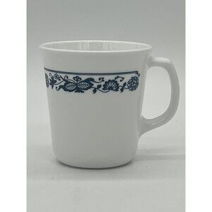 Set of 3 Corning "Old Town Blue" Coffee Mug 8 Oz - Blue Onion